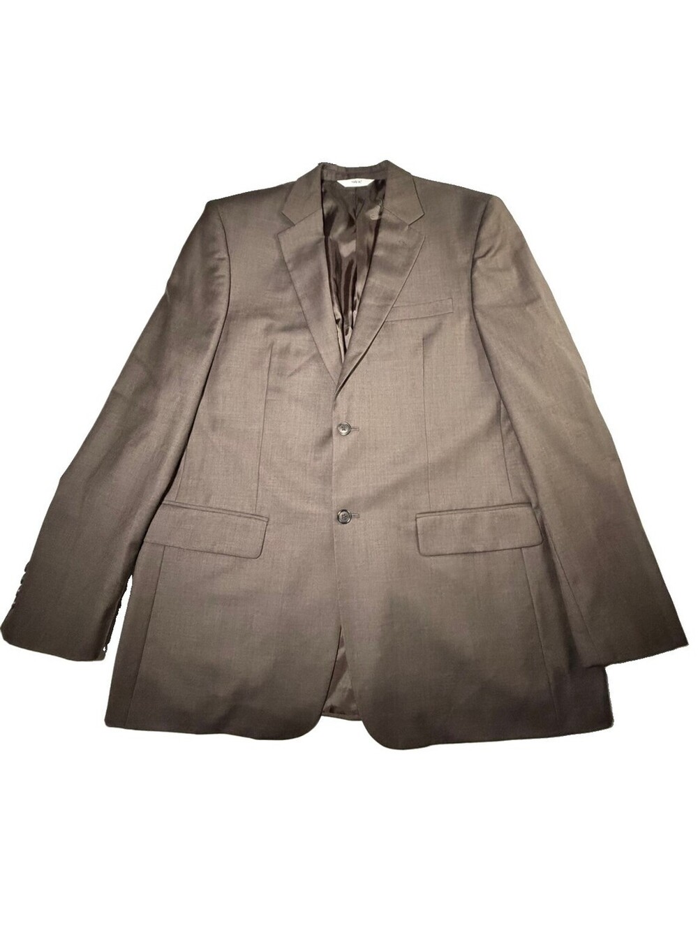 Vintage Versini Mens Blazer -Brown Silk & Wool